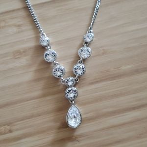 Givenchy Crystal Drop Necklace